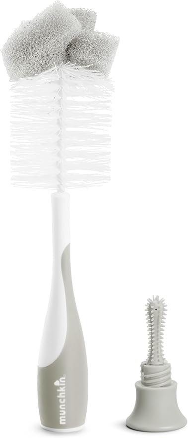 Munchkin Bristle™ Bottle Brush GREY