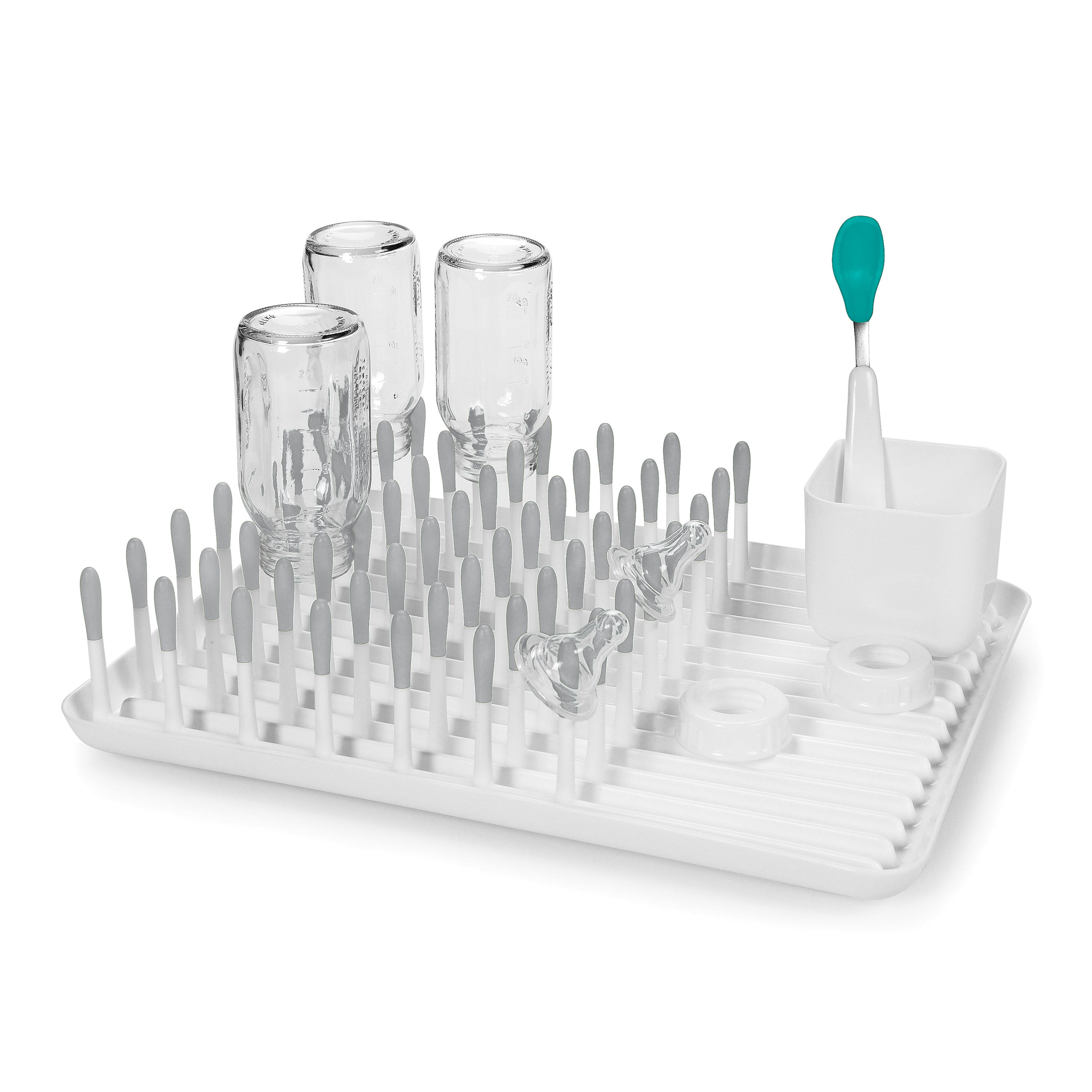 Oxo Tot Bottle Drying Rack - Grey - Tiny Tots Baby Store 