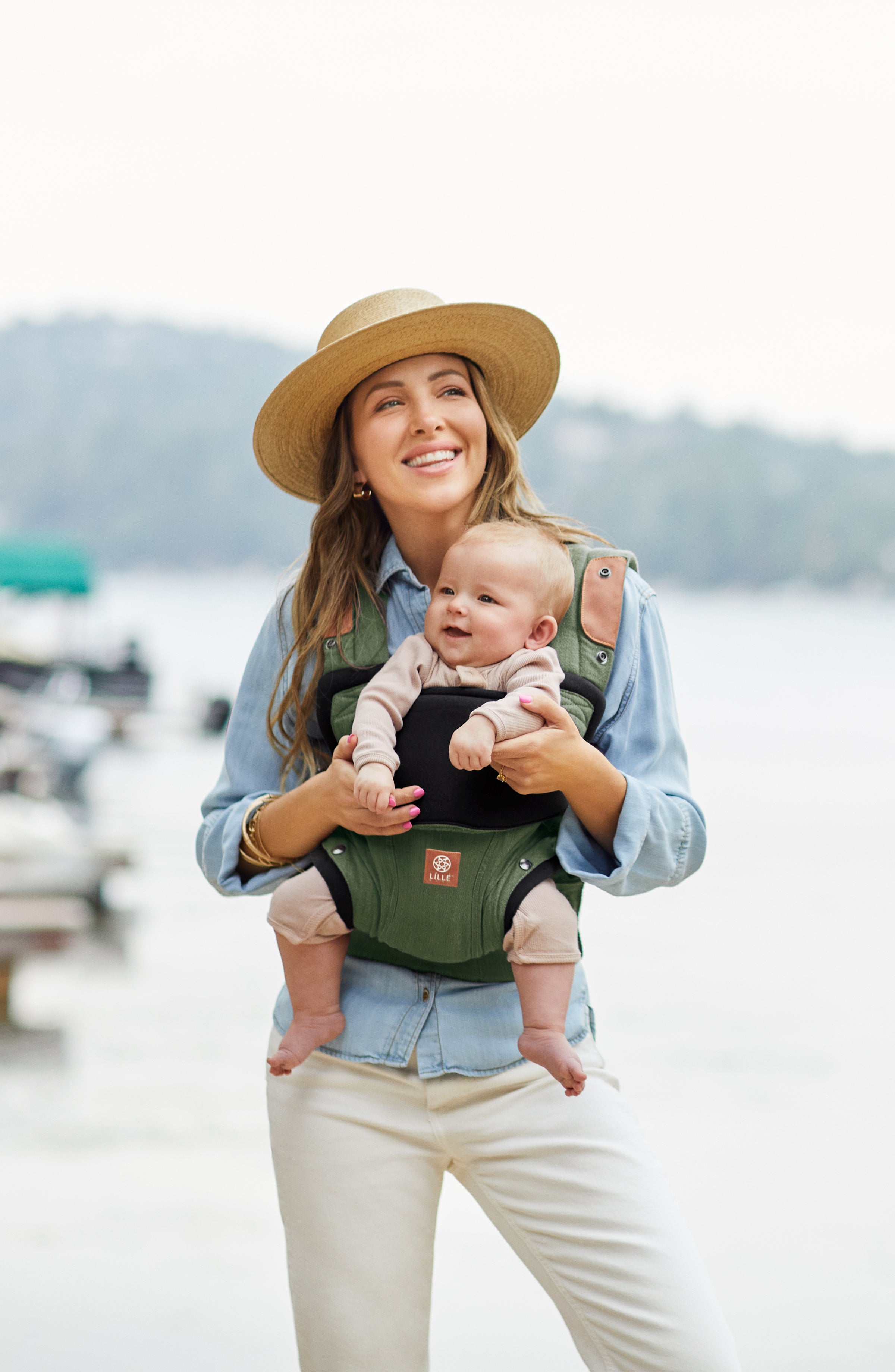 LilleBaby Elevate 6-in-1 Baby Carrier - Olive