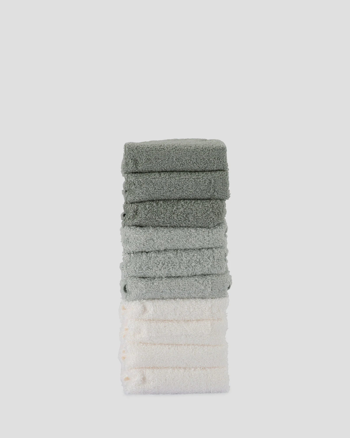 Little Bamboo Baby Towelling Washer 10PK - Turtle Bay