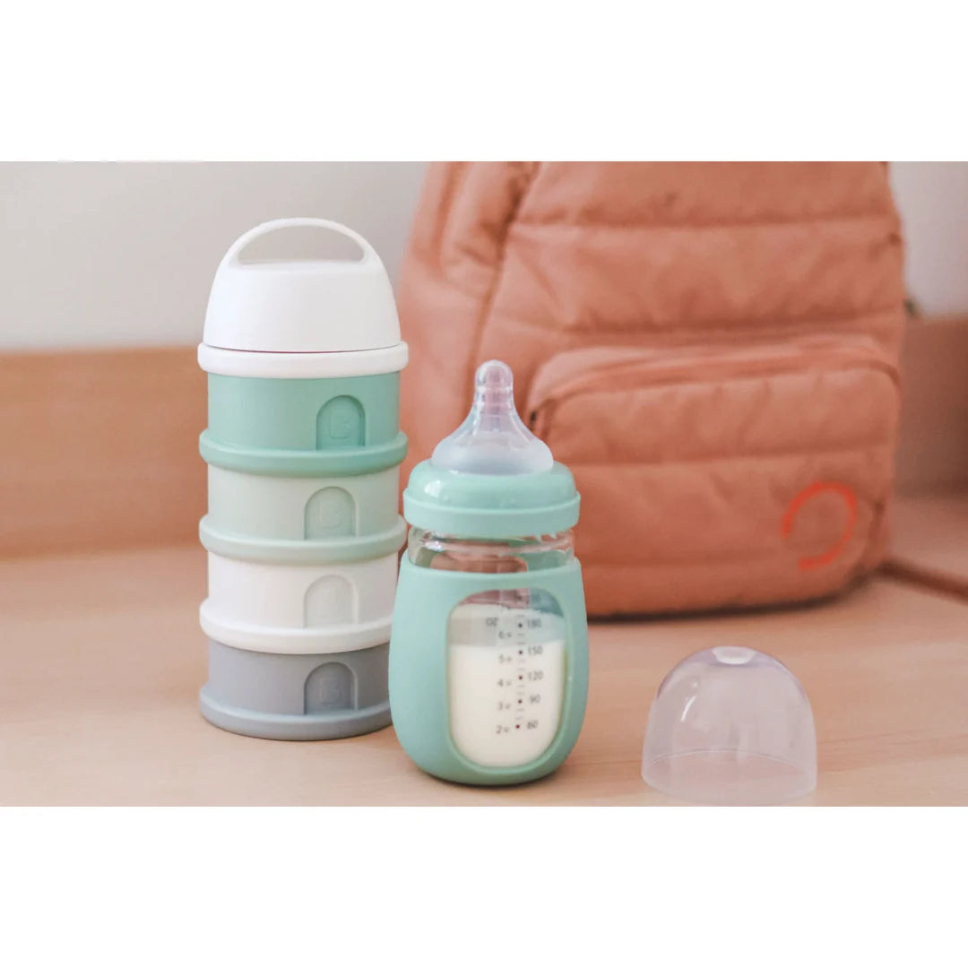 Beaba Formula & Snacks Container - Sage Green/Cotton