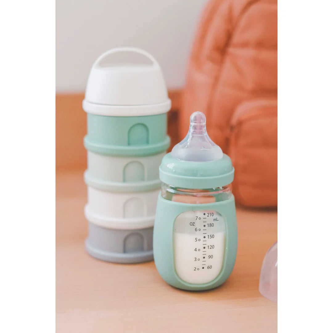 Beaba Formula & Snacks Container - Sage Green/Cotton
