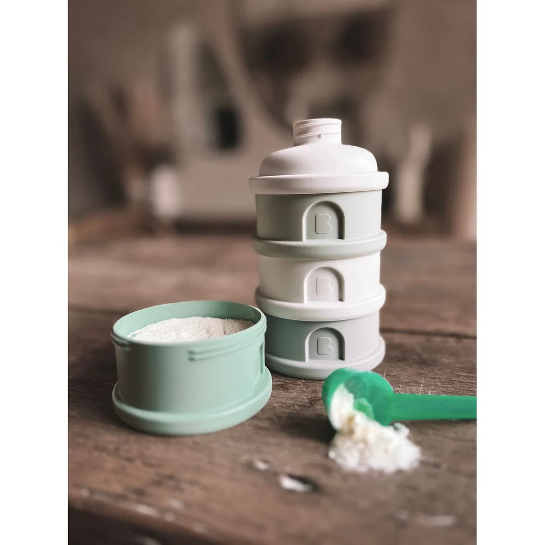 Beaba Formula & Snacks Container - Sage Green/Cotton