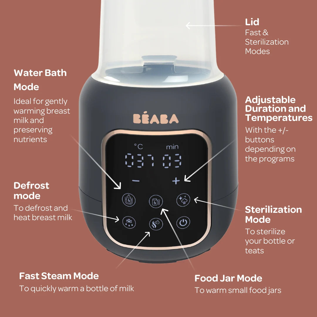 Beaba 5 In 1 Multi Milk Bottle Warmer - NIGHT BLUE