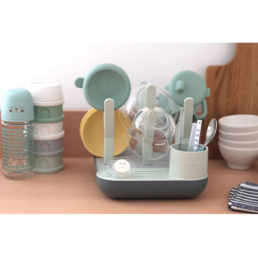 Beaba Forest Drying Rack - GREEN/GREY