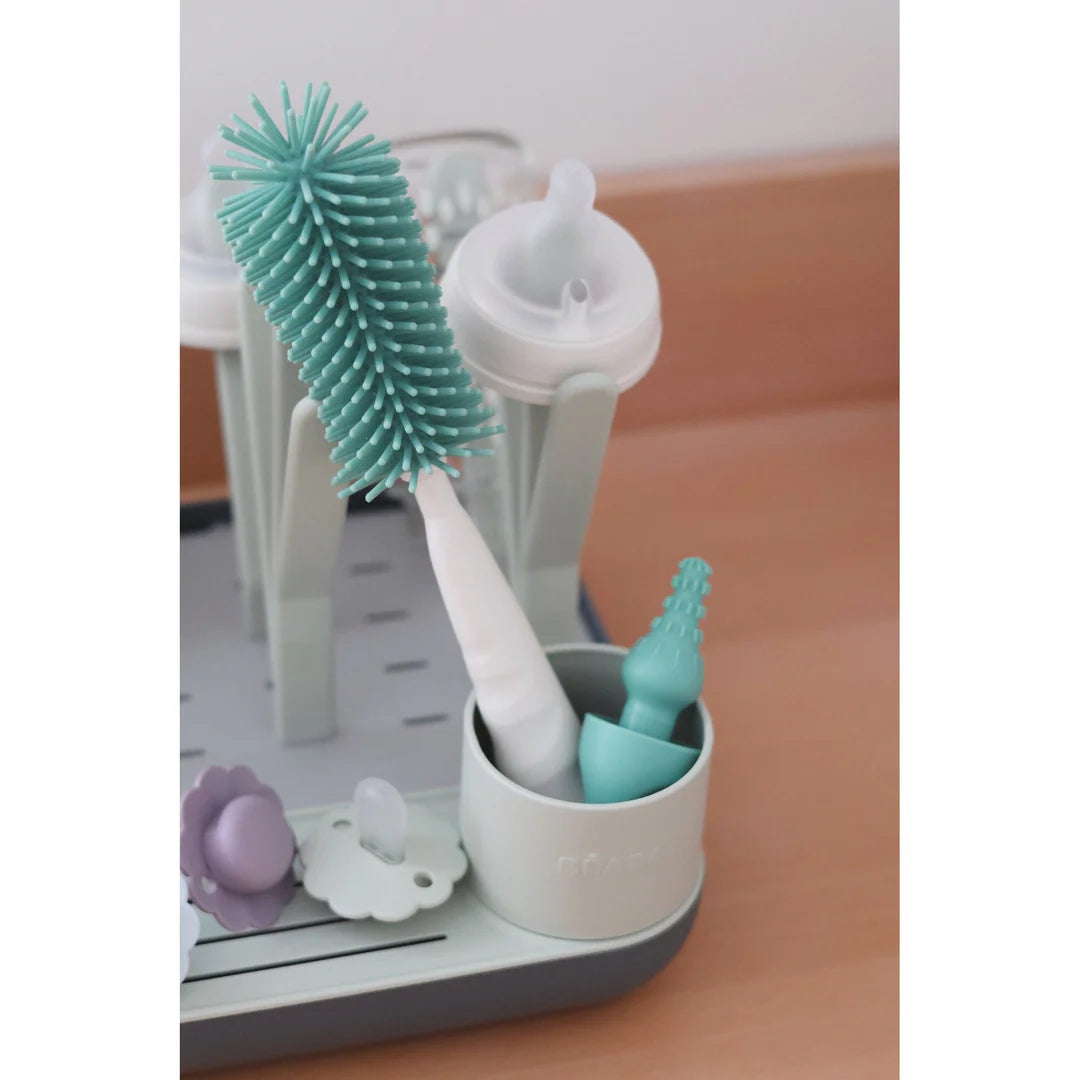 Beaba Silicone Bottle Brush - SAGE GREEN