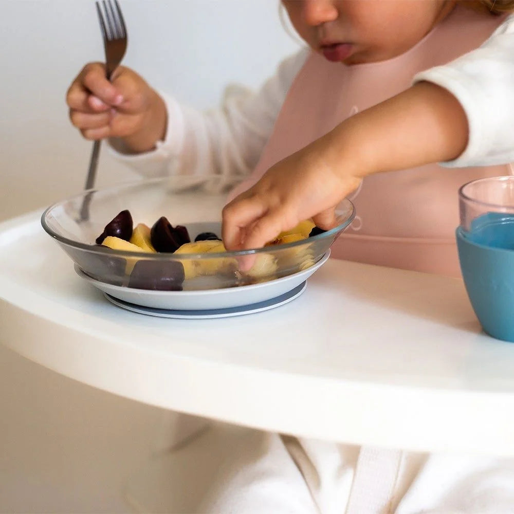 Beaba Duralex Glass Meal Set With Soft Protective Suction Pad - Jungle