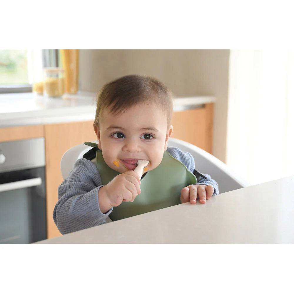 Beaba Silicone Pre-Spoons 2 Pack - PRALIN/CLAY