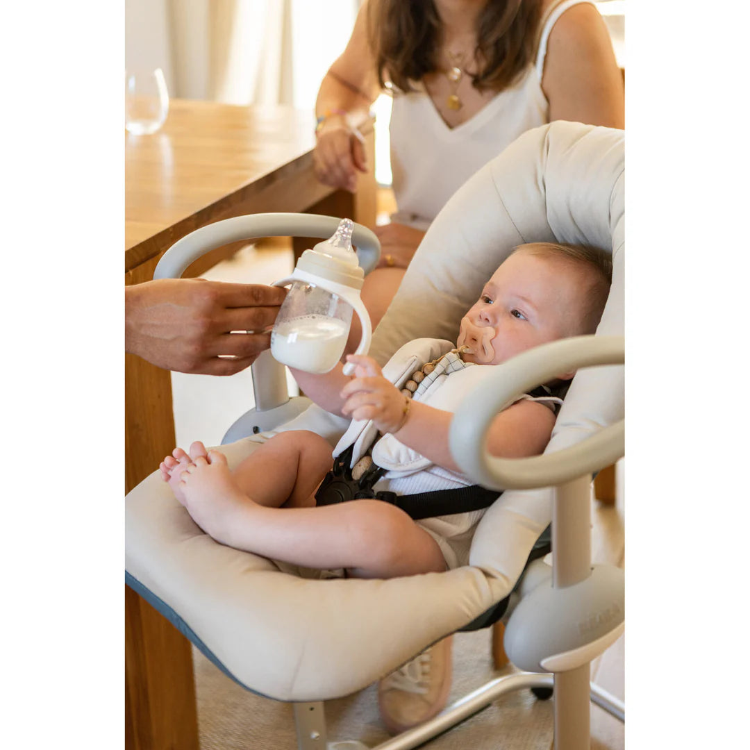 Beaba 2 In 1 Bottle To Sippy Learning Cup 210ML - CLAY | ETA Early July