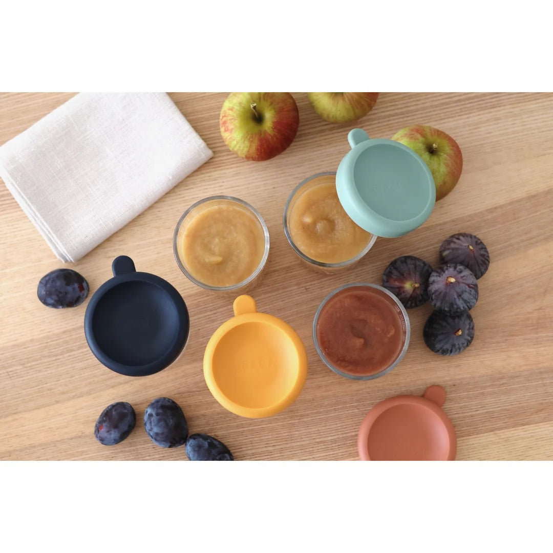 Beaba Glass Portion Jars 250ML 6 Pack