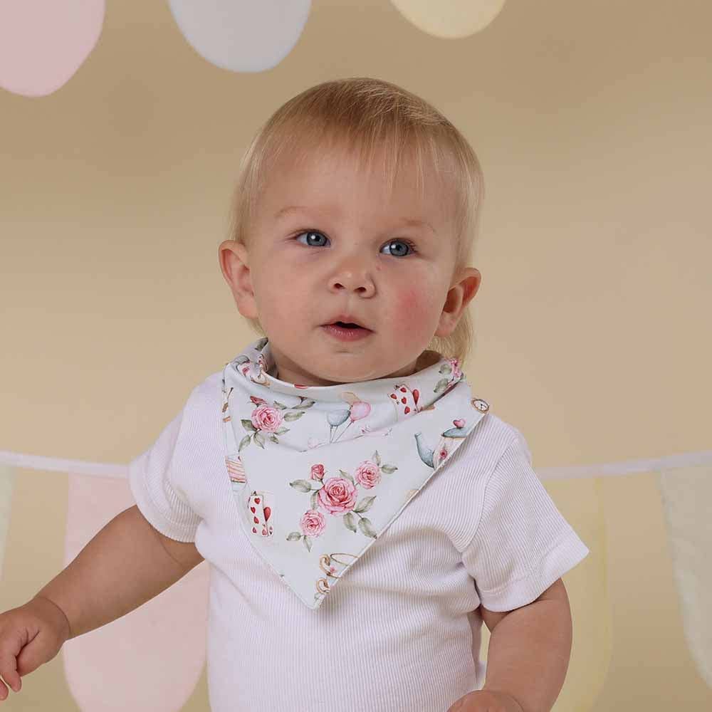 Snuggle Hunny - White Rabbit Organic Dribble Bib