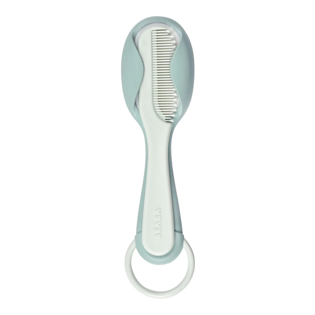 Beaba Baby Brush & Comb - GREEN BLUE