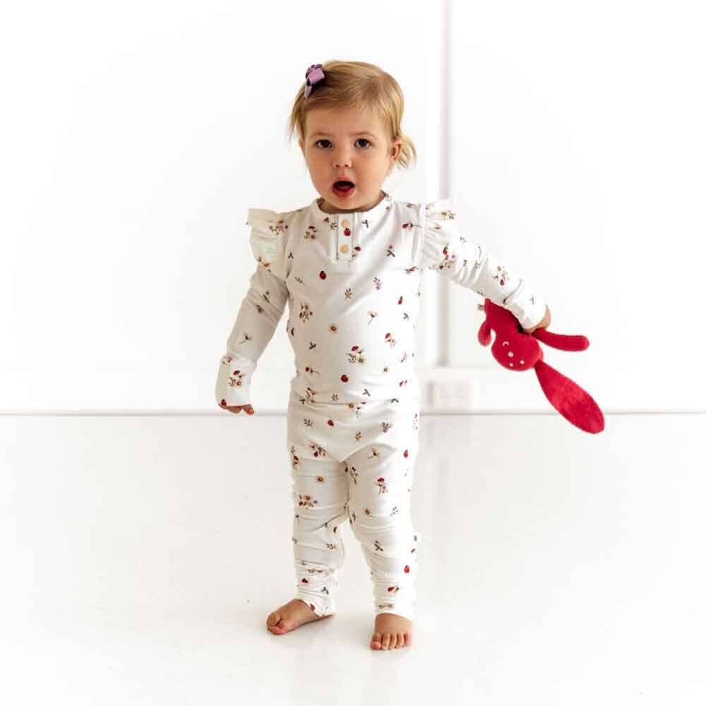 Snuggle Hunny - Ladybug Organic Growsuit