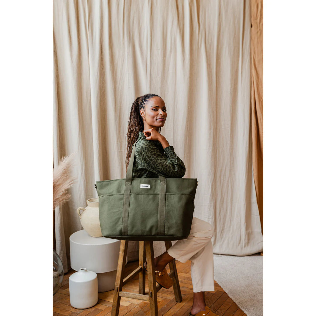 Beaba Madrid XXL Nappy Bag - SEAGRASS