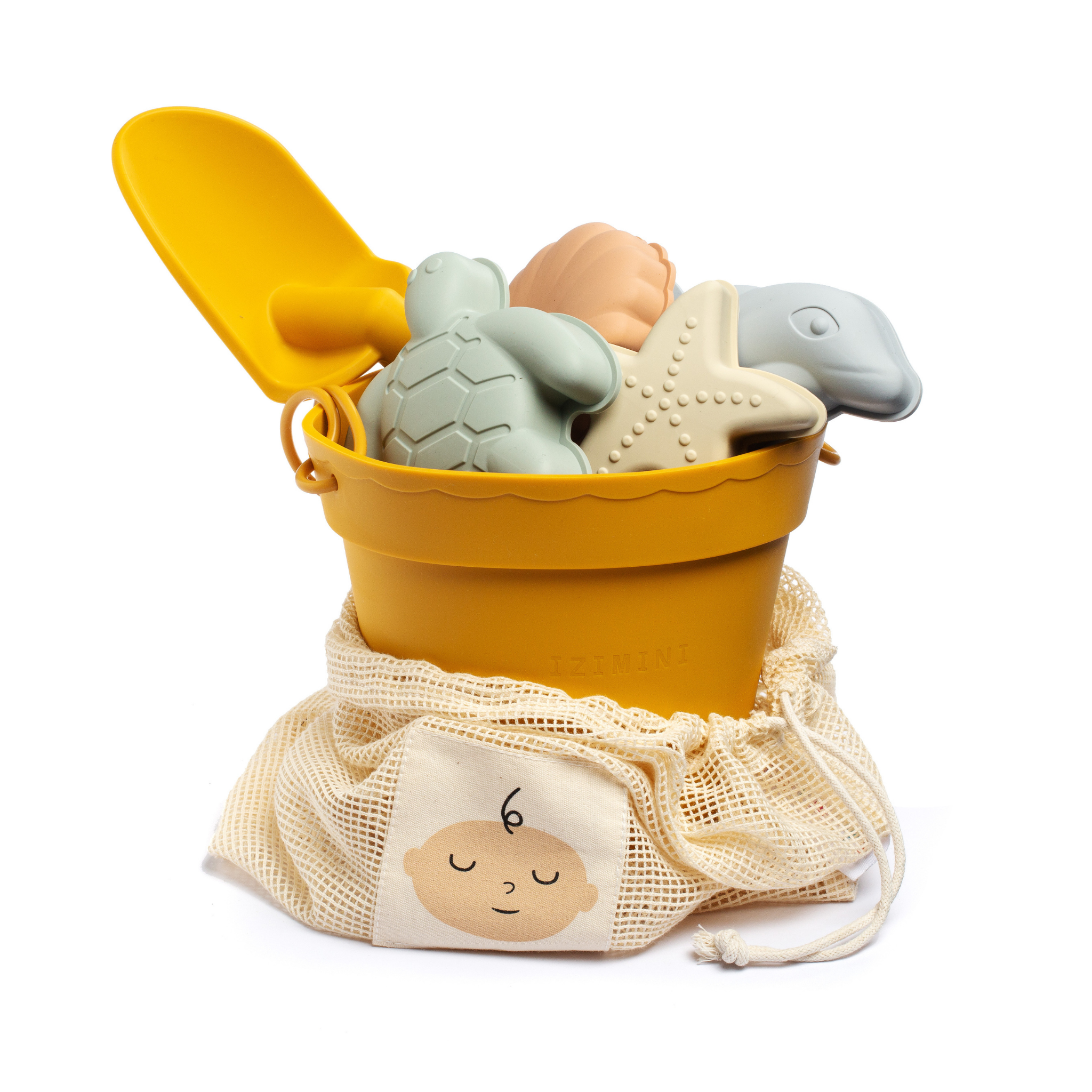 IZIMINI - Beach toys set - Mustard