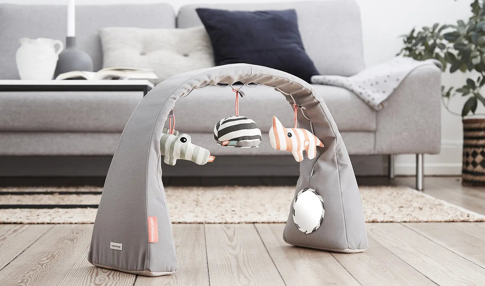 Done by Deer Activity Gym GREY - Tiny Tots Baby Store 