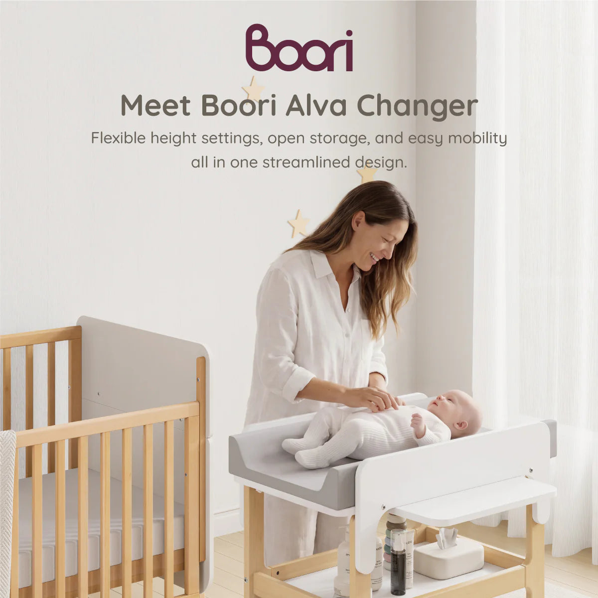 Boori Alva Ergonomic Changer