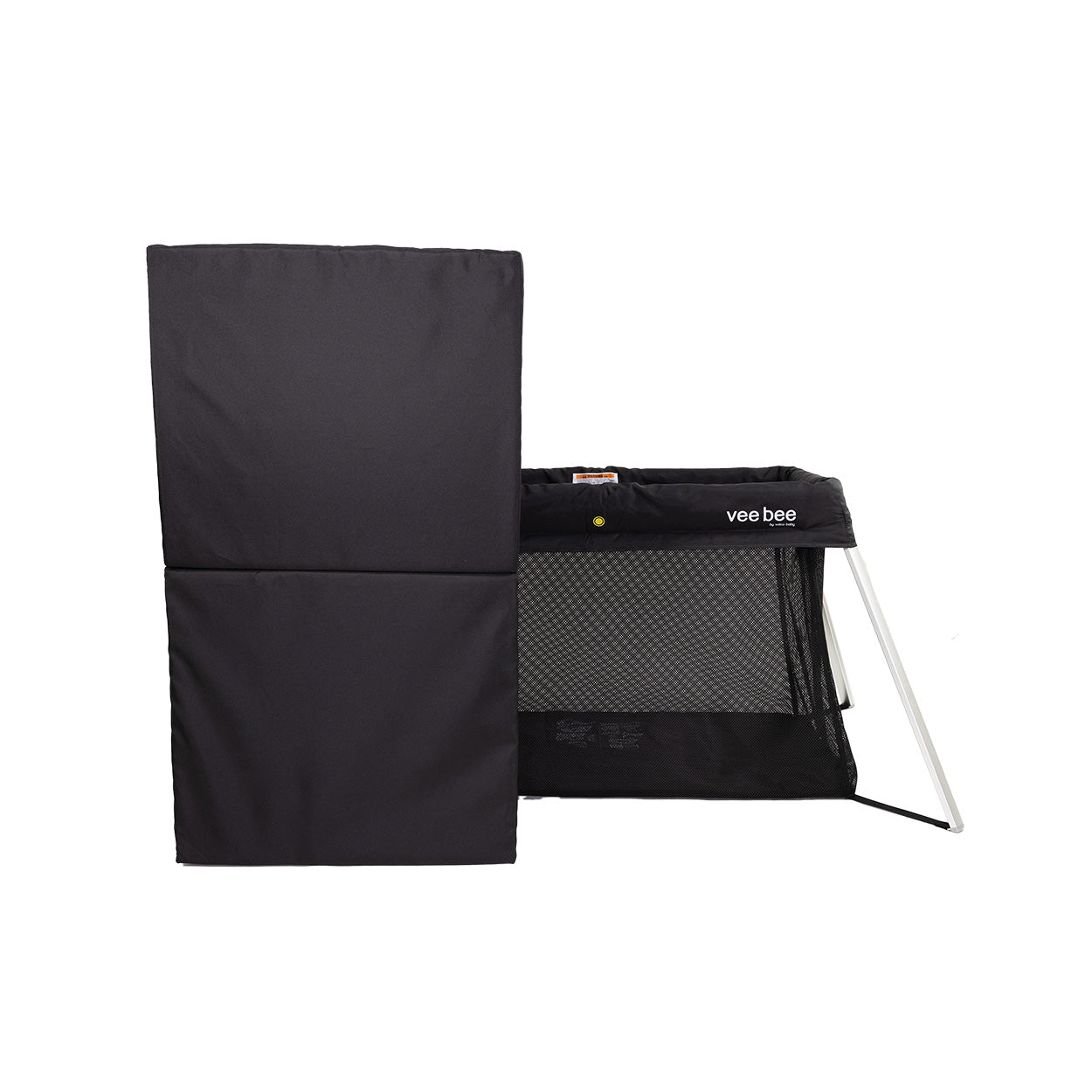 VeeBee Amado Portacot V22 Black - Tiny Tots Baby Store