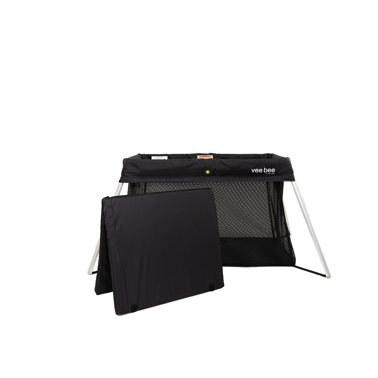 VeeBee Amado Portacot V22 Black - Tiny Tots Baby Store