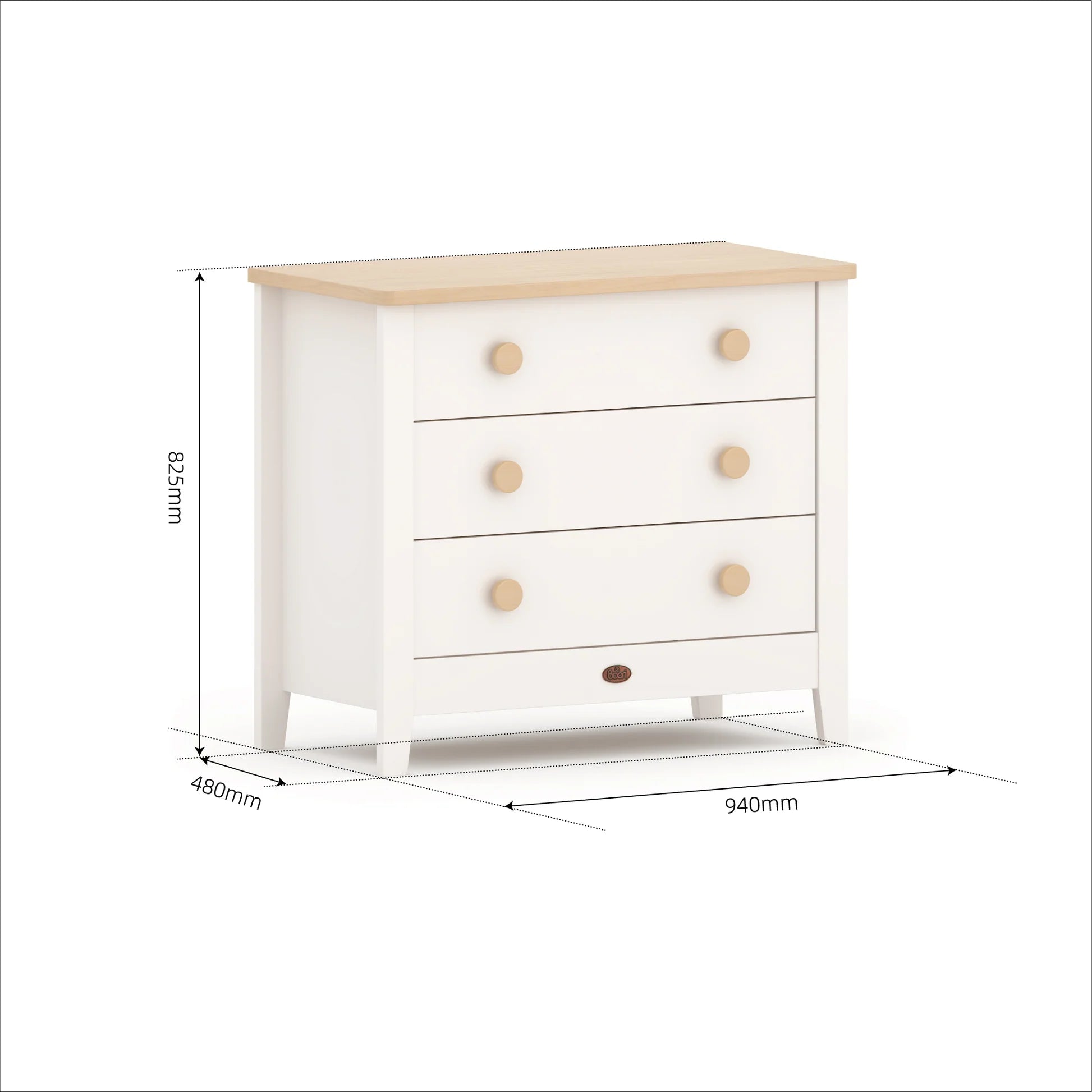 Boori Universal 3 Drawer Chest