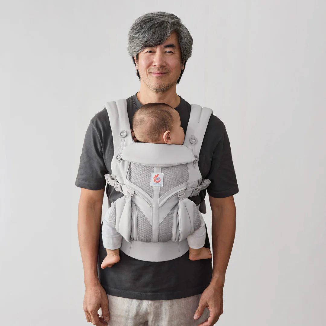 Ergobaby Omni 'Classic' Mesh Baby Carrier - PEARL GREY | ETA 01 Aug