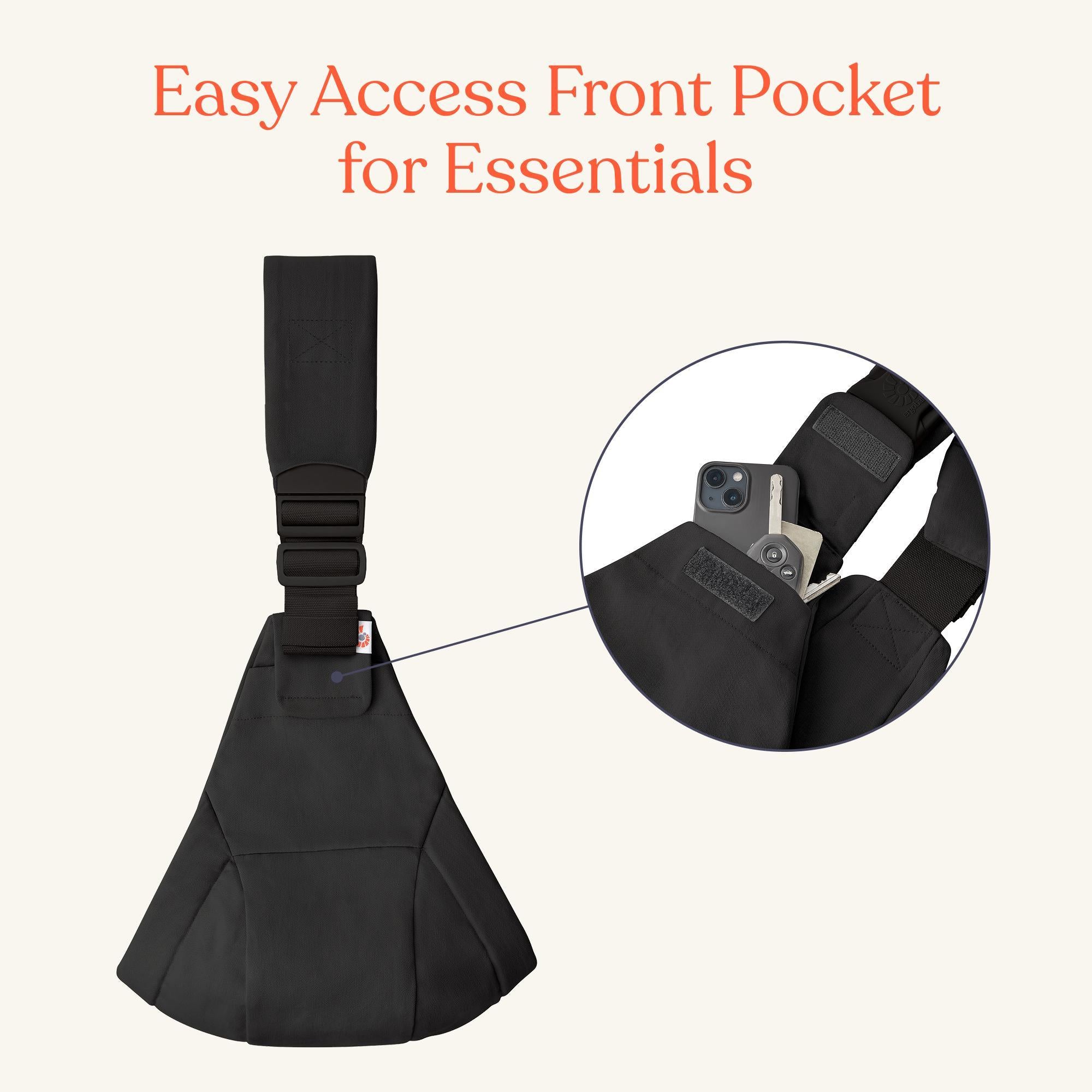 Ergobaby Upsie Sling Carrier - Onyx Black