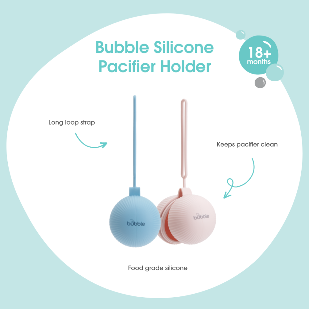 Bubble Silicone Pacifier Holder - Tiny Tots Baby Store 