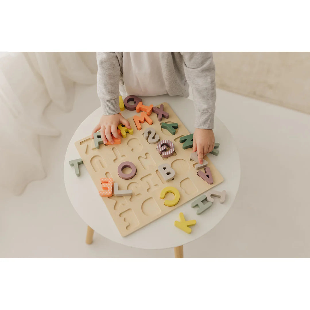 Bubble Wooden Alphabet Puzzle