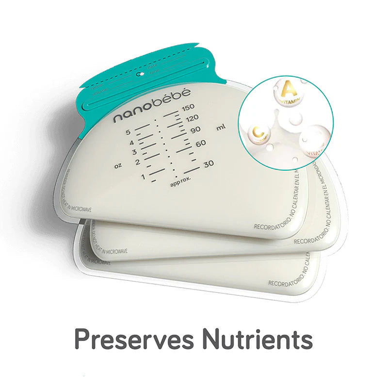 Nanobebe 25 Breastmilk Storage Bags & Organiser