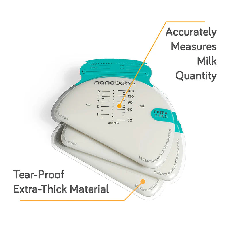 Nanobebe 25 Breastmilk Storage Bags & Organiser