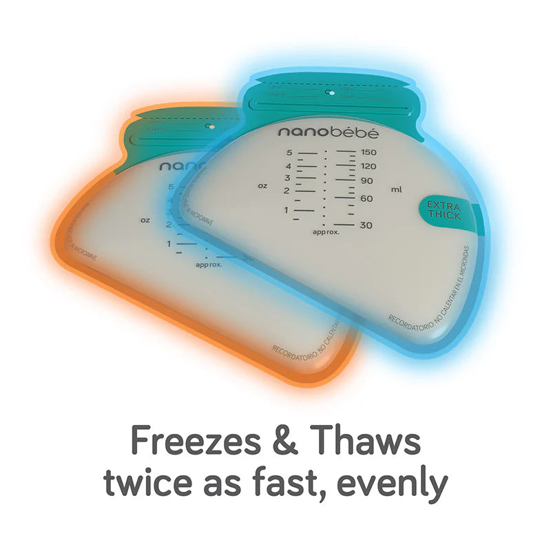 Nanobebe 25 Breastmilk Storage Bags & Organiser