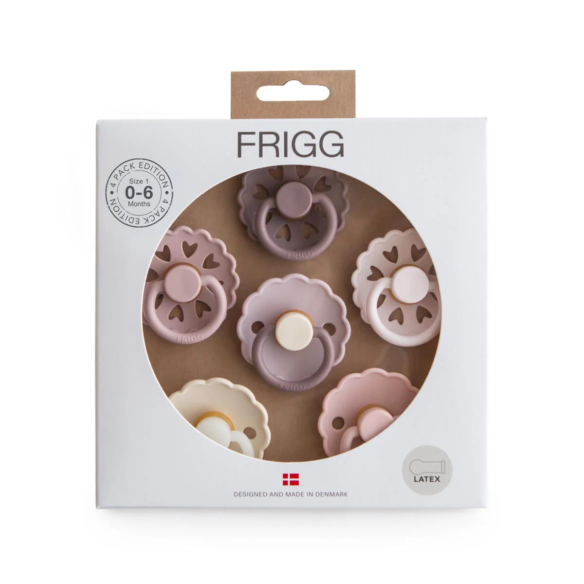 FRIGG Multi Pacifier 6 Pack Latex Blooming Love