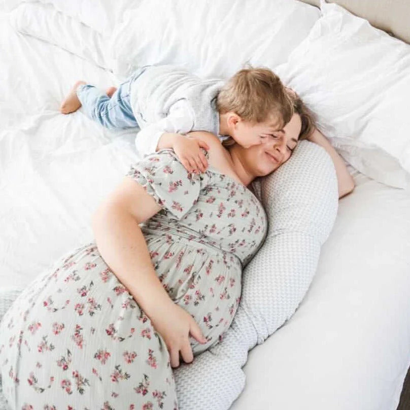 Babystudio The Ultimate Body Pillow - Gingham Beige