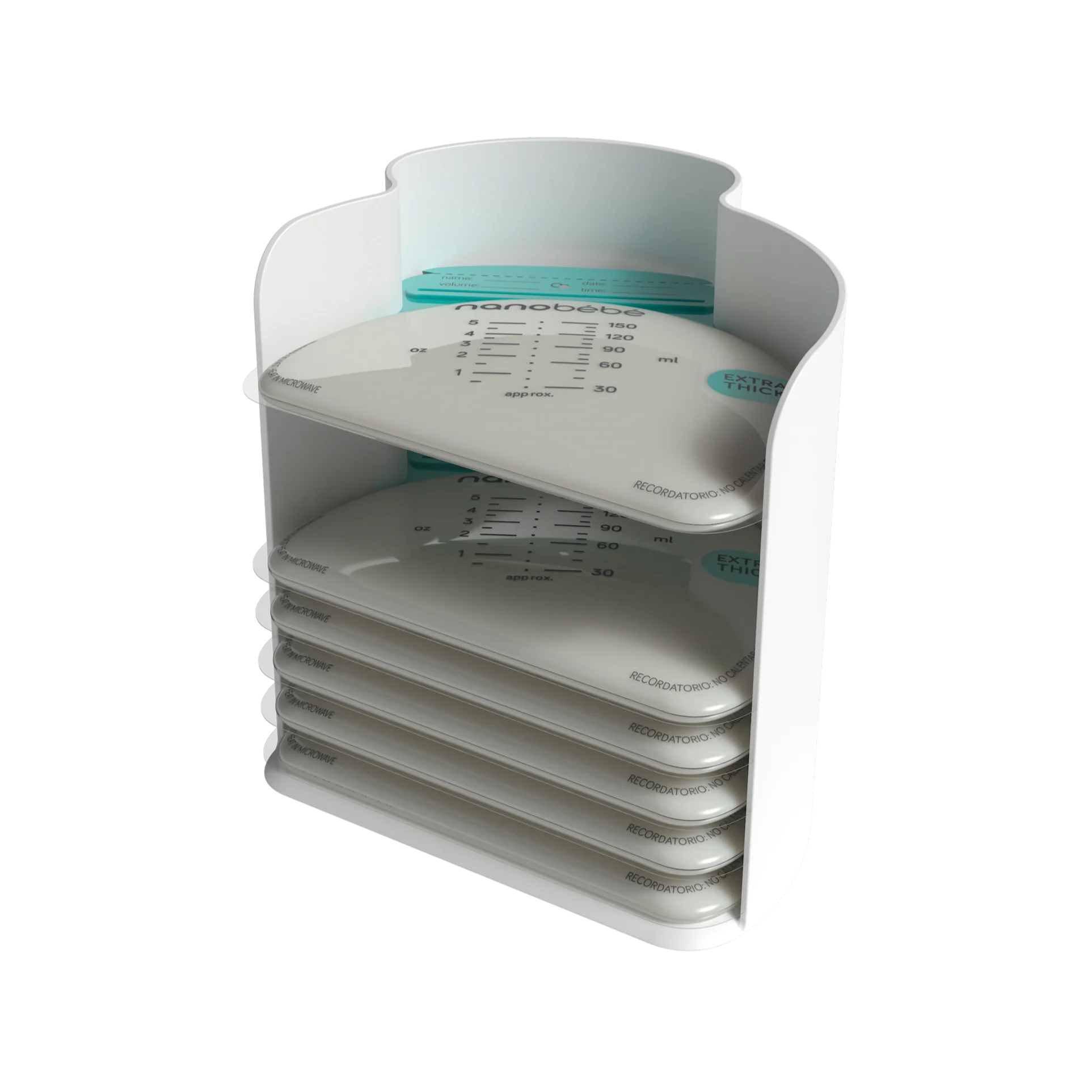 Nanobebe 25 Breastmilk Storage Bags & Organiser
