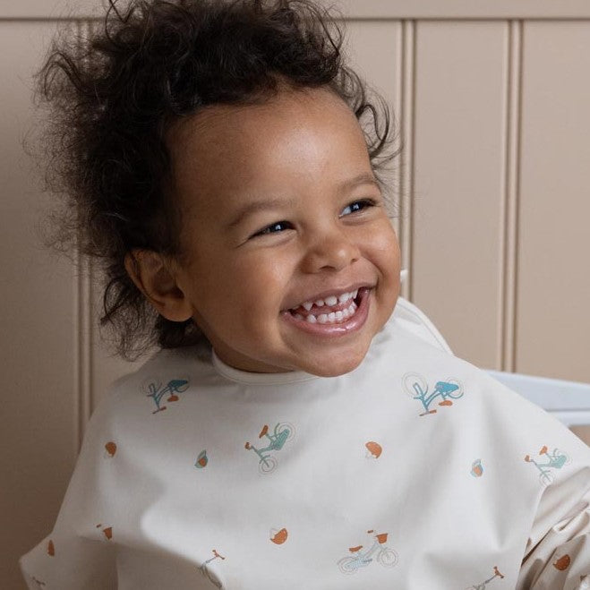 Cam Cam Copenhagen Sleeved Bib - Tiny Tots Baby Store