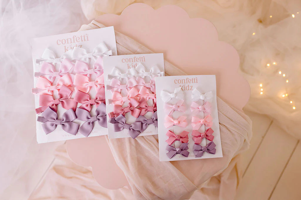 Confetti Kidz Set of 10 hair clips - Small - Tiny Tots Baby Store