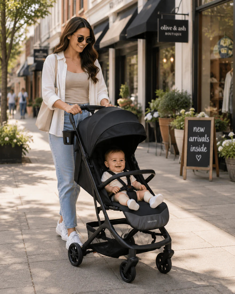 Babystudio Wings Travel Stroller - Black