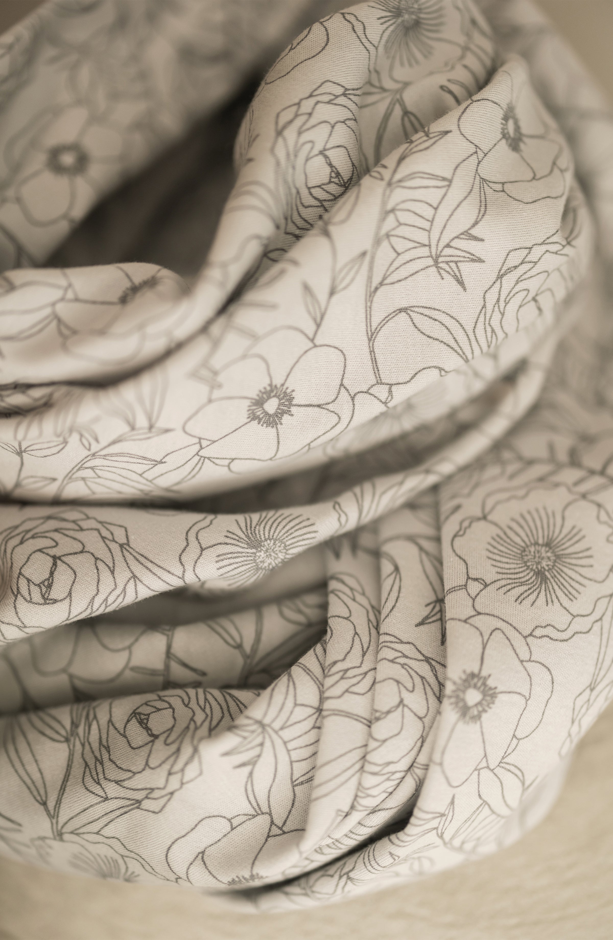MOBY Classic Wrap Baby Carrier by Petunia Pickle Bottom - Seaside Poppies