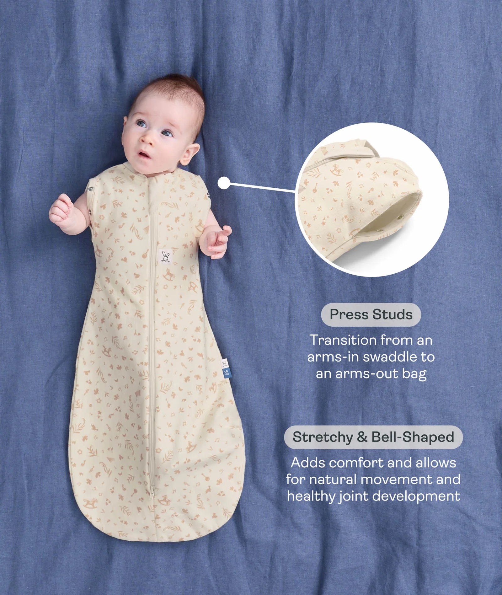 Ergopouch Cocoon Swaddle Bag 1.0 TOG-Lullaby