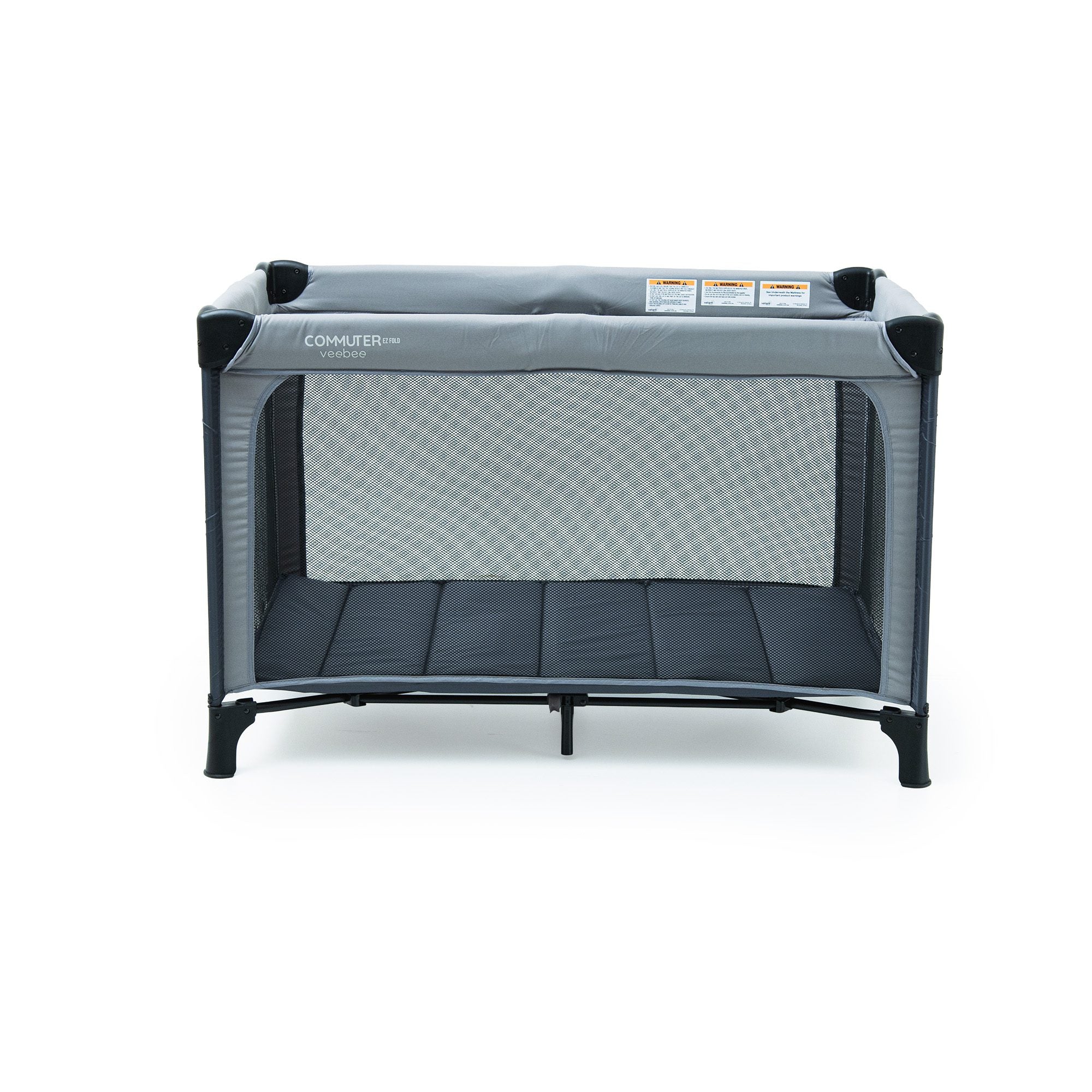Valco baby EZ Fold Commuter Portacot Grey