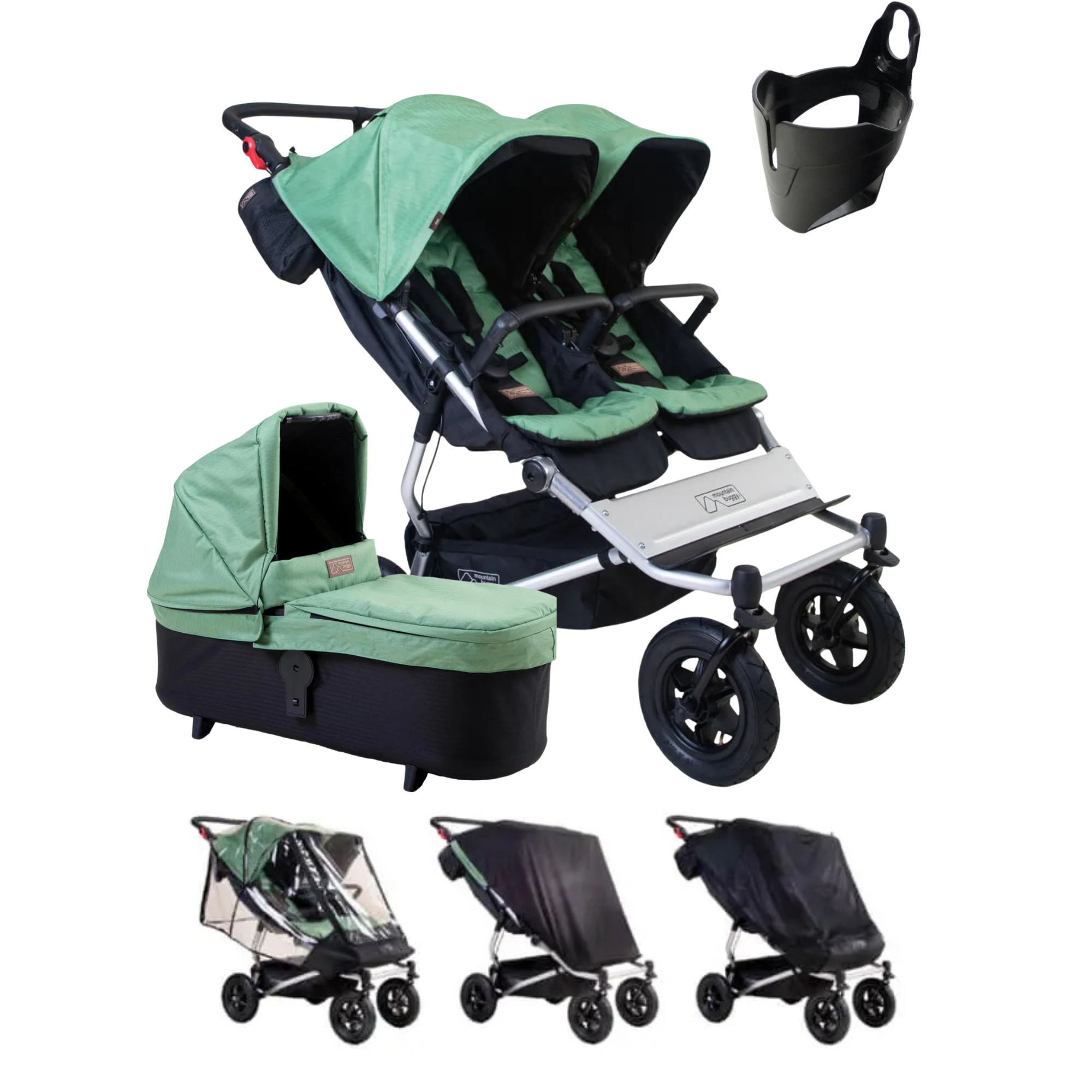 Mountain Buggy duet™ Heritage carrycot plus™ bundle 6 PC