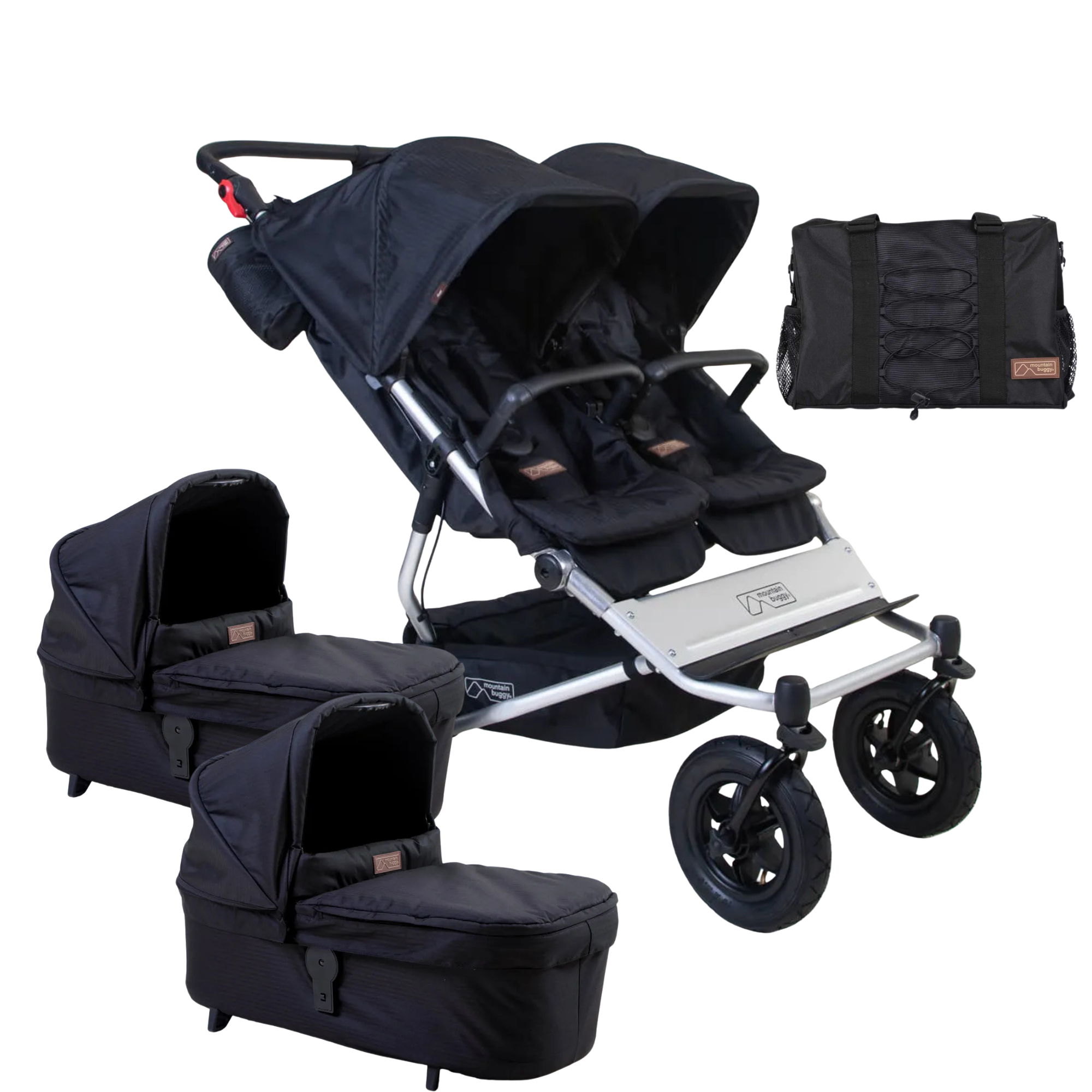 Mountain Buggy duet V4 TWIN ready + Free Gift