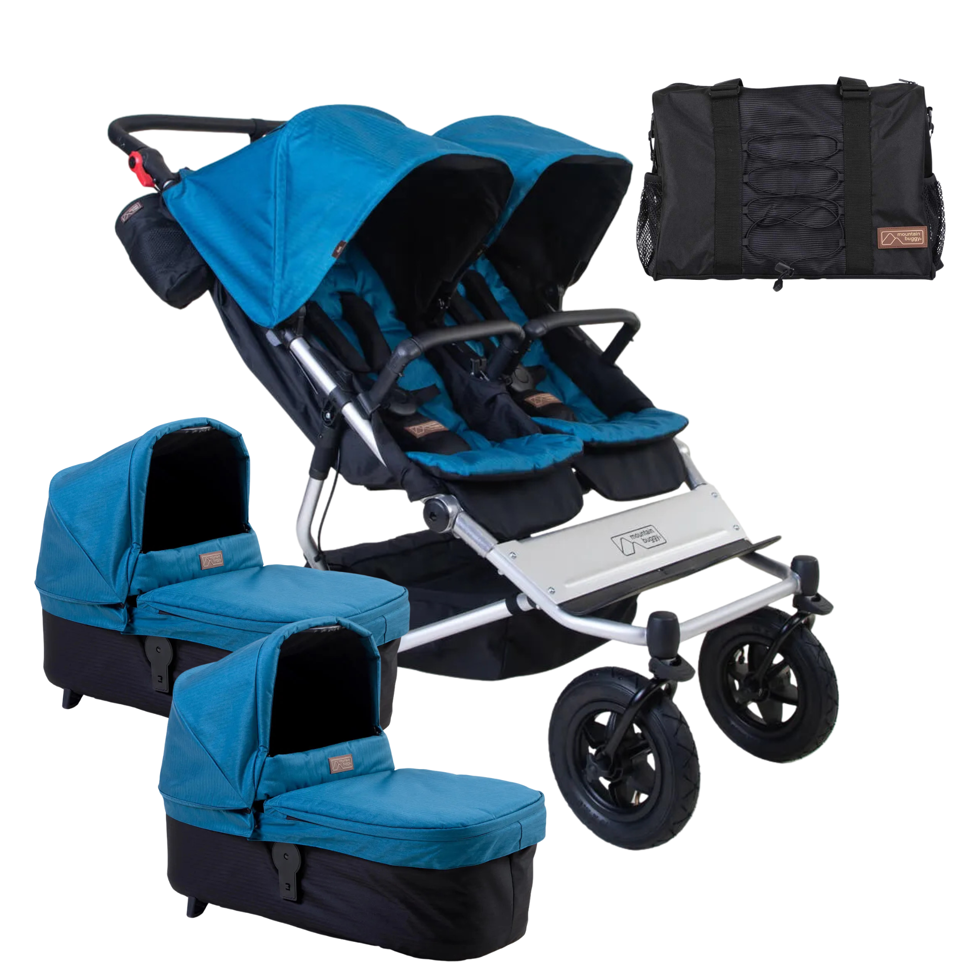 Mountain Buggy duet V4 TWIN ready + Free Gift