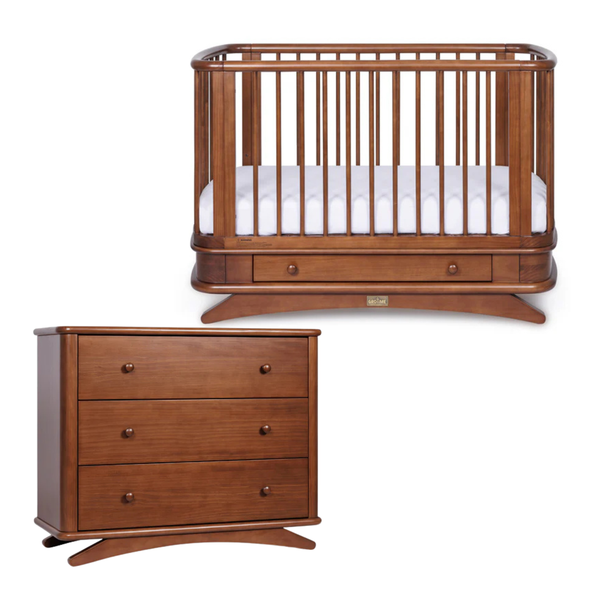 Grotime Kingsley Nursery Bundle Espresso | ETA end April