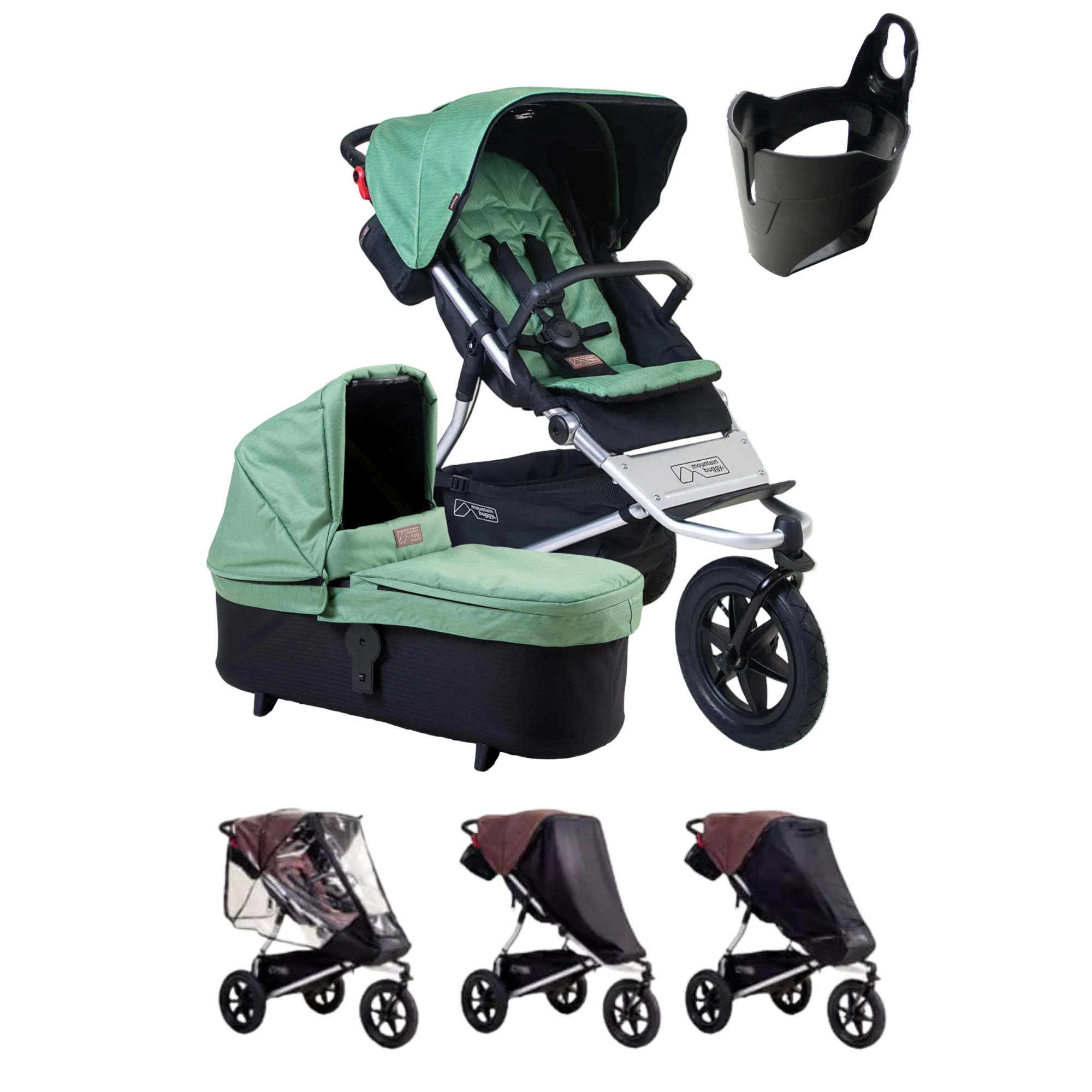 Mountain Buggy urban JUNGLE™ heritage carrycot plus™ bundle (6pc)