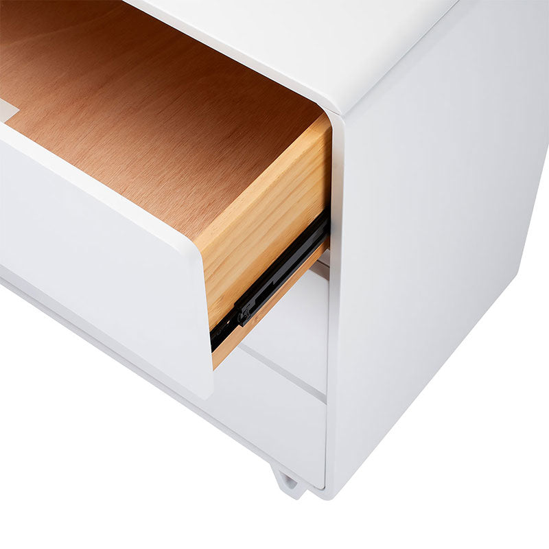 Cocoon Vibe 3 Draw Dresser White - Tiny Tots Baby Store