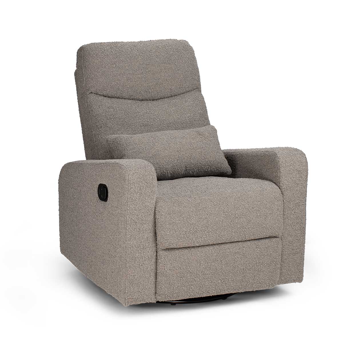 COCOON PLUSH Recliner Glider Chair - Dove Grey