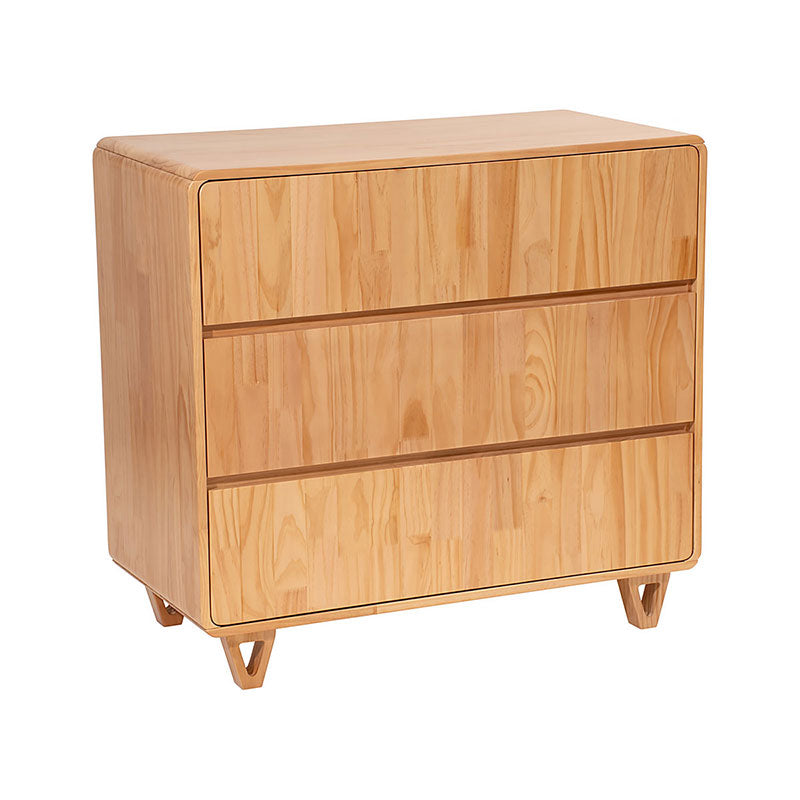 Cocoon Vibe 3 Draw Dresser Sandstone - Tiny Tots Baby Store