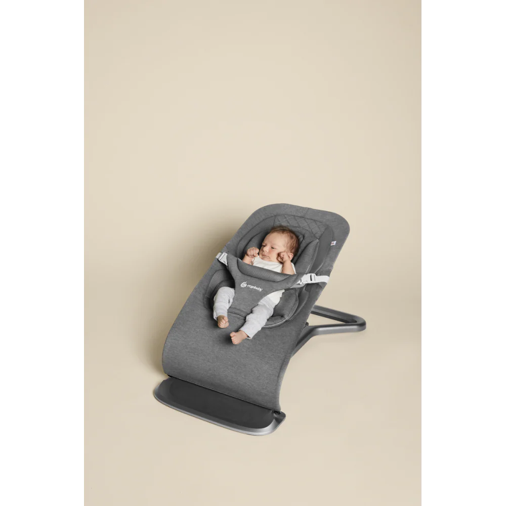 Ergobaby Evolve 3 In 1 Bouncer - CHARCOAL GREY