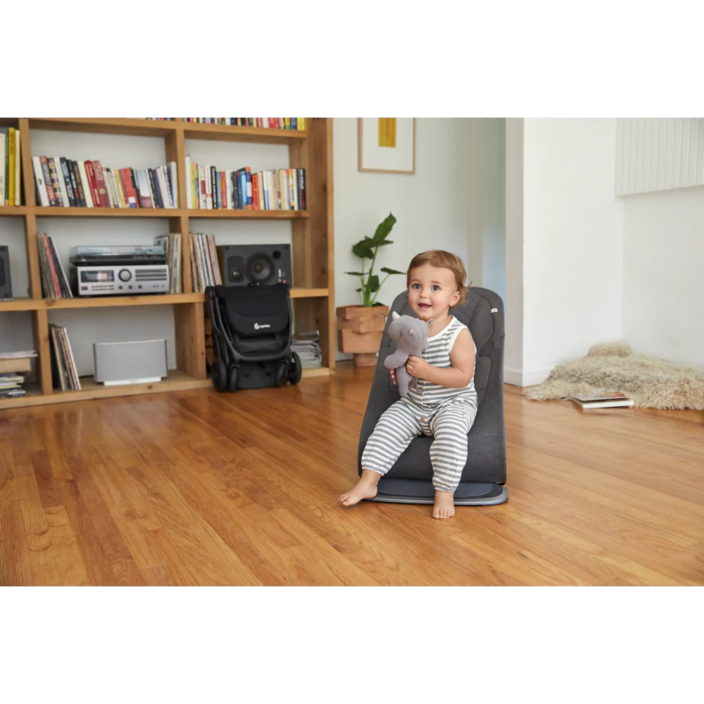 Ergobaby Evolve 3 In 1 Bouncer - CHARCOAL GREY
